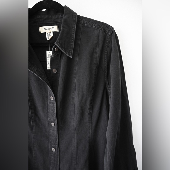 Madewell Denim Seamed Mini Dress - Picture 6 of 10